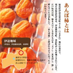 プレゼント ギフト あんぽ柿 ひらたね柿 約4...の詳細画像2