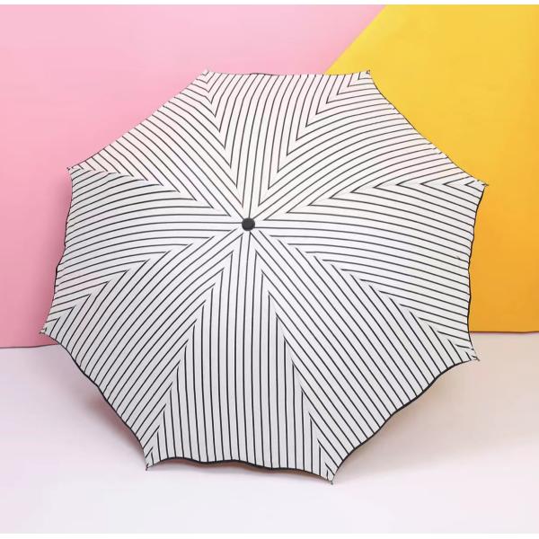 サンバリア 日傘 晴雨兼用 3つ折り 自動型 軽量 UVカット 折りたたみ傘 100％ 遮光 遮熱 ...