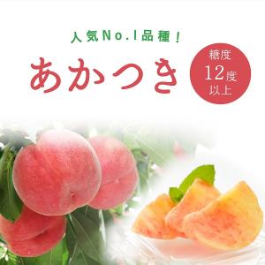 桃　あかつき特秀　5ｋｇ　１８玉