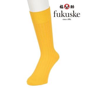 靴下 メンズ fukuske 定番6:2リブ カジュアル レギュラー丈ソックス 25-27cm 2f885 紳士靴下 メンズソックス フクスケ 父の日 紳士メンズソックス 福助 公式の商品画像