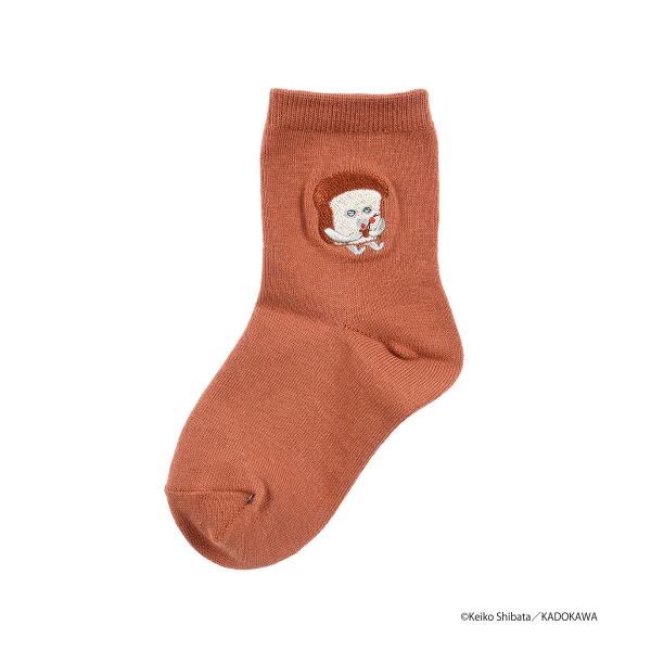 パンどろぼう グッズ 靴下 子供 キッズ キャラクター 靴下 無地 刺繍 クルー丈 369-25A7...