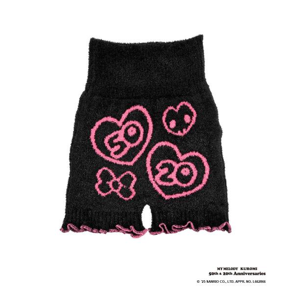 サンリオキャラクターズ 腹巻きパンツ 1分丈 クロミ＆マイメロディ ワンポイント もこもこ (ixr...