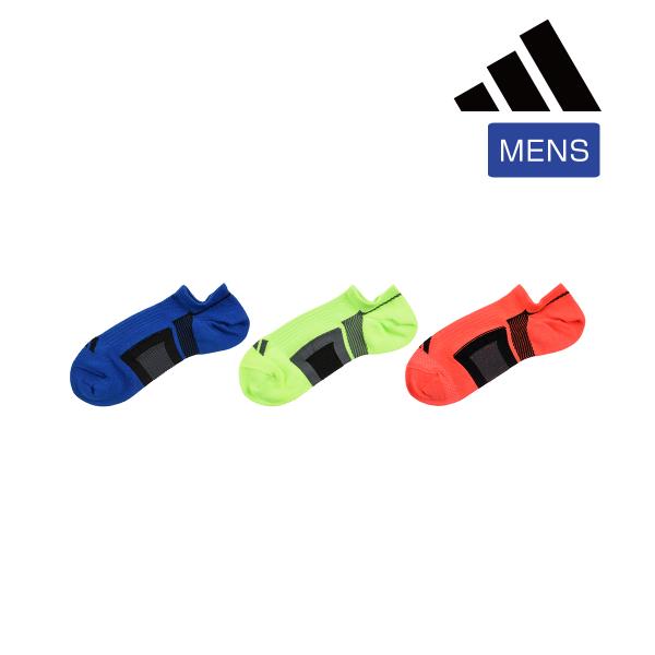 アディダス 靴下 メンズ くるぶし 3足組 DRY 無地 ワンポイント スニーカー丈 土踏まずかかと...