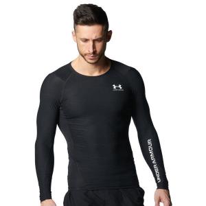 アンダーアーマー(UNDER ARMOUR) UA ヒートギア アーマー ロングスリーブシャツ ノベルティ 1378352 001 コンプレッション 長袖 メール便送料無料｜fukuspo