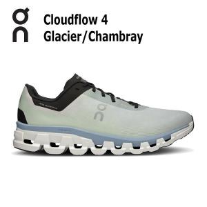 オン On  メンズ ランニング シューズ Cloudflow 4 3MD30101503 クラウドフロー 4 Glacier Chambray レース マラソン｜fukuspo