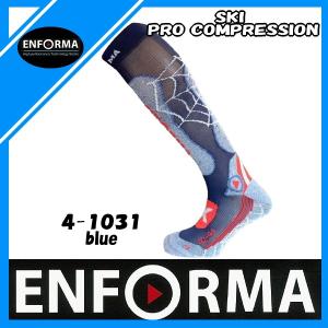 インフォーマ(ENFORMA) スキー ソックス 靴下 SKI PRO COMPRESSION METAL 4-1031 (LS)｜fukuspo