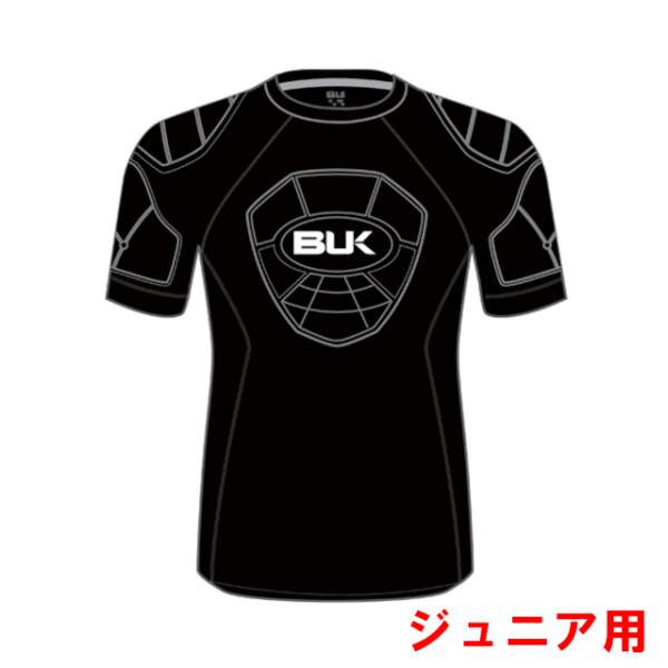 ブラック(BLK) T6 ショルダーパッド Junior (Black) ラグビー ショルダーガード...