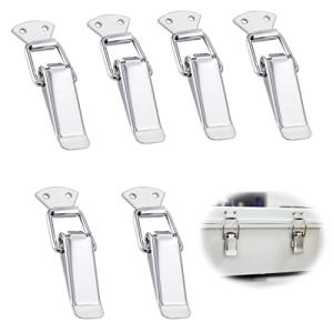 Coollooda パッチン錠6個入りステンレスボックスバックル