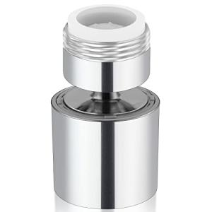 Raonlla 首振り 流し切替シャワー 外ネジ式 キッチン 蛇口シャワー