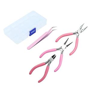 DIYペンチ4件セット 収納ケース付き アクセサリー用工具セット