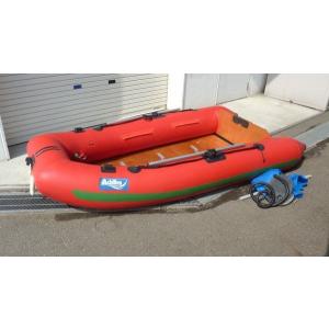 Achilles/アキレス ゴムボート LE-40 4人用 エンジン2馬力以下 限定湖川専用 パワーボート 手漕ぎ 釣船 川下り 全長280cm