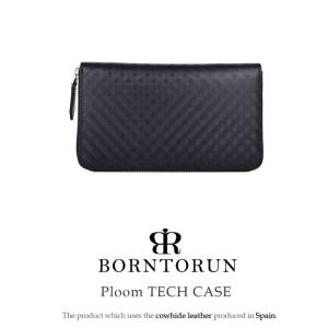 プルームテック ケース レザー カバー スペインレザー グラフィット柄 ploomTECH カード入れ 札入れ カートリッジ カプセル収納 ボルトラン