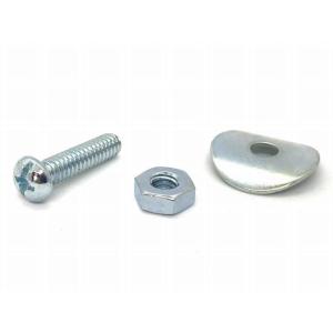 ビス　ナット　曲座金　　３点セット（丸ビス
