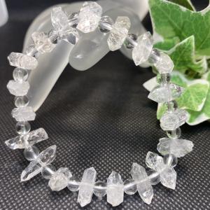 沖縄ハブ琉石水晶とオニキス超金運ブレスレット 宝くじ運 すごい波動
