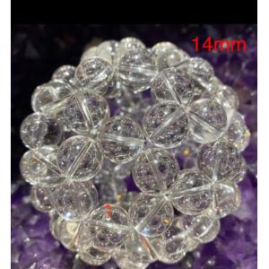 12mm水晶フラーレン置物 台付き 宇宙エネルギー美しい 幸福呼ぶ奇石