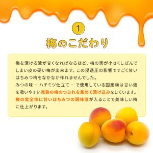 梅干し 訳あり つぶれ梅 くちゃ梅 みつの味(...の詳細画像3