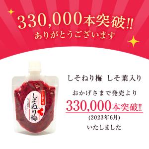 梅干し 無添加しそねり梅(しそ葉入)140g×...の詳細画像1