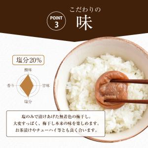 梅干し 無添加 白干し 南高梅干し 和歌山 南...の詳細画像5