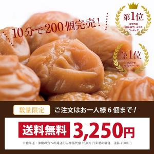 【数量限定】訳あり つぶれ梅干し 500g 和...の詳細画像3