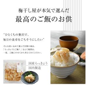 らっきょう 国産 ご飯のお供 梅肉 梅干し お...の詳細画像1