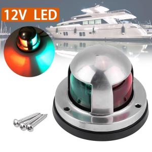 ステンレス製 LED航海灯 左舷灯（赤）/DC12v/24v兼用 船舶 ボート