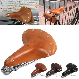 GORIX レザーサドル 本革 革サドル 自転車 牛革 ビンテージ クラシック
