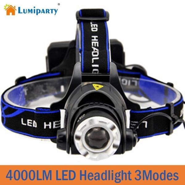 ヘッドライト ランプ 海外ブランド Portable 4000 Lm CREE XM-L XML T...