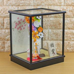 羽子板 初正月 花飾り(8号 摘み細工 つまみ...の詳細画像1