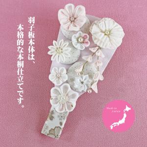 羽子板 初正月 ケース入り (7号 つまみ細工...の詳細画像2
