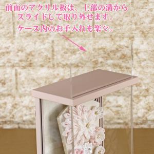 羽子板 初正月 ケース入り (7号 つまみ細工...の詳細画像4
