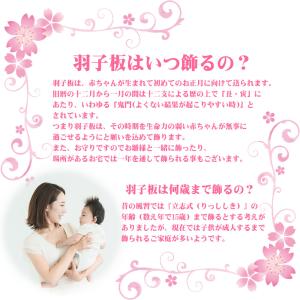 羽子板 初正月 ケース入り (7号 つまみ細工...の詳細画像5
