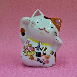 招き猫 置物 開運 縁起物 金運 貯金箱)常滑焼 招き猫（黒10号 左手