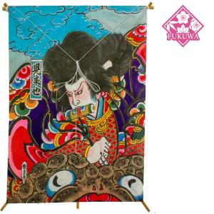 和凧カイト【川中島】日本製 和凧/大大凧 (原画 橋本禎造)T-303-715