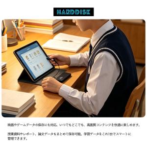 外付けHDD ポータブルHDD 外付けハードデ...の詳細画像5