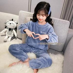 パジャマ ルームウェア キッズ もこもこ 裏起...の詳細画像5
