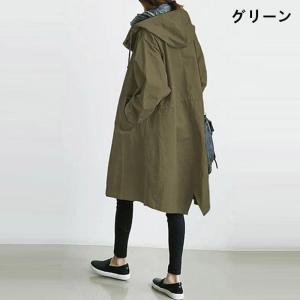 トレンチコート レディース ロング 秋 コート...の詳細画像5