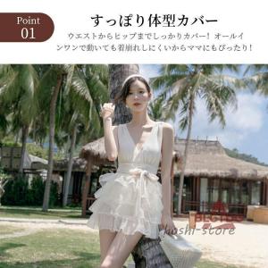 親子ペア 水着 可愛い お揃い レディース オ...の詳細画像2