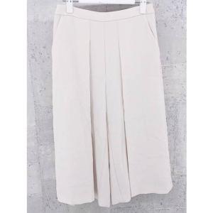 ◇ Demi-Luxe BEAMS デミルクス ビームス ガウチョ ワイド パンツ 36 ベージュ レディース