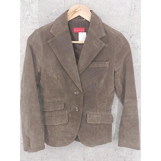 ◇ brunette&amp;may 豚革 ピッグスキン 長袖 ジャケット ブラウン *