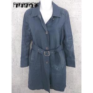 ■ TOMMY HILFIGER トミーヒルフィガー ベルト付き 長袖 ライナー付き トレンチ コート S ネイビー * 1002798818149