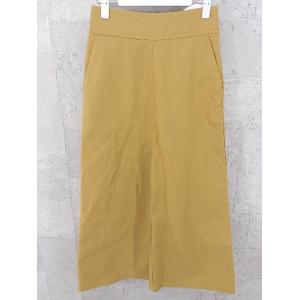 ◇ B:ming life store by beams カラー ワイド パンツ S マスタード レディース