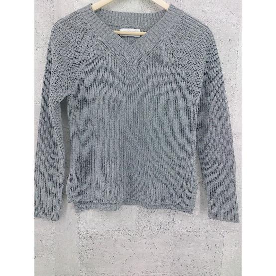 ◇ Simplicite シンプリシテェ  長袖 ニット セーター  グレー メンズ