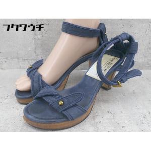 ◇ ⊂ イエロ YELLO ストラップサンダル ブラック系 レディース M