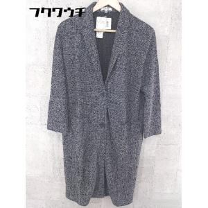 ◇ ●新品● ◎ GLOBAL WORK タグ付 ニット ロング ジャケット コート サイズM ブラック グレー ホワイト レディース
