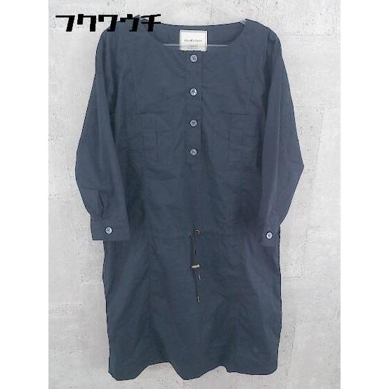 ◇ FREAK&apos;S STORE フリークスストア ウエストリボン 長袖 膝下丈 ワンピース サイズF...