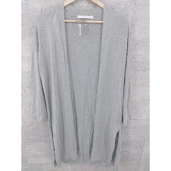 ◇ Spick&amp;Span スピック＆スパン コットン 長袖 ニット カーディガン グレー レディース