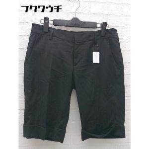 ◇ UNITED ARROWS　green label relaxing ロールアップ ハーフ パンツ サイズ38 ブラック レディース