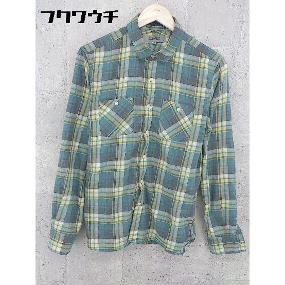 ◇ SIMPLICITE PLUS シンプリシテェ プリュス 長袖 チェック シャツ サイズ46 グ...