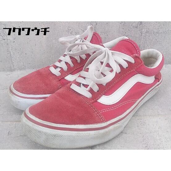 ◇ VANS バンズ OLD SKOOL オールドスクール スニーカー シューズ 24ｃｍ レッド ...