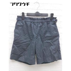 ◇ UNITED ARROWS TOKYO ユナイテッドアローズ ウエストゴム ハーフ パンツ サイズ36 ネイビー レディース